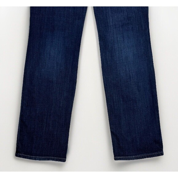 Express Jeans Womens 6 Slim Leg Dark Blue Denim Measures 30 x 31 - Picture 8 of 9